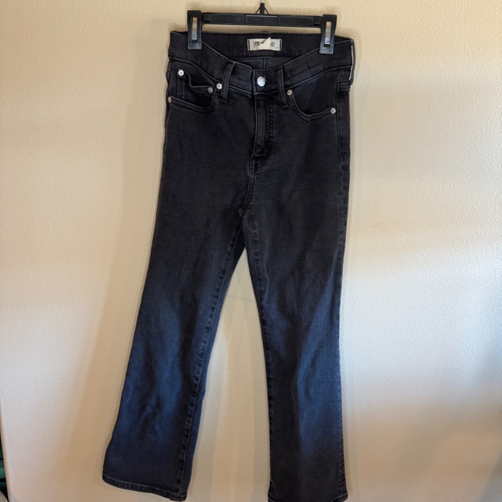 Madewell Black Bootcut Jeans